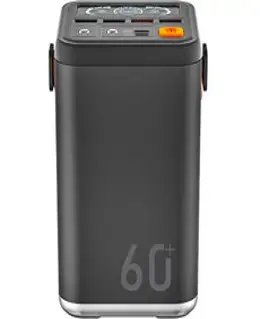 라플루 고속충전 대용량 보조배터리 60000mAh 차박 캠핑용 멀티단자, YT-2030, 그레이