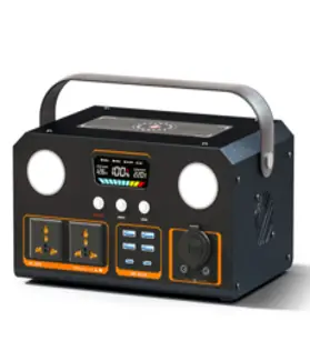 파워뱅크 220V 캠핑용파워뱅크 차박 캠핑용배터리 대용량 보조배터리 휴대용 전원, 600W+4종 출력+라이트+무선충전, 500000mAh