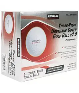 *NEW* 커클랜드 시그니춰 3피스 우레탄 커버 골프공 V2.0 퍼포먼스+ (24개) | | Kirkland Signature 3-piece Golf Ball 24 EA, 화이트