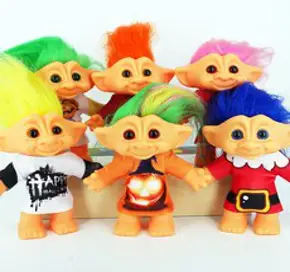 국내무료배송 트롤 피규어 인형 6가지 세트 Troll 굿즈 10cm