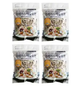 [KT알파쇼핑]맛군 프레머스 간편5종 손질 냉동 해물모듬 600g *5봉, 5개
