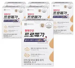 종근당건강 프로메가 알티지 오메가3 플러스, 60정, 6개