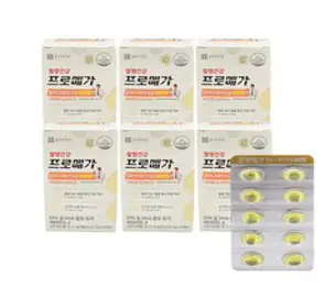 종근당건강 프로메가 알티지 오메가3 듀얼 비타민D(4 000IU) 520mg x 60캡슐, 60정, 6개