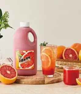 흥국F&B 자몽 농축액 1.5L 1박스 6개