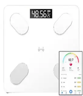BMI 체중계 가정용 체성분 분석기 몸무게 전자저울 디지털 측정기 비만 체지방 스마트 C타입케이블 증정, 1개