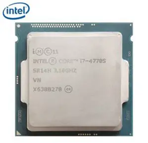 [해외] 인텔 코어 I74770S I7 4770S 3.1 GHZ 쿼드 코어 8 스레드 CPU 프로세서 8 M 65 W LGA 1150 테스트 1% 작동, 상세내용표시