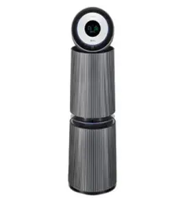 LG 공식판매점 퓨리케어 360도 공기청정기 Hit AS153HWWC 슬림디자인/360도 필터