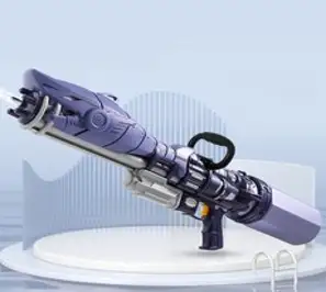별님토이즈 특대형 개틀링 파워 물총 2000ml, 샤크 블루