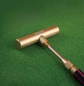 게이트볼스틱 게이트볼 클럽 금색 알루미늄 원형 장비 가방 세트