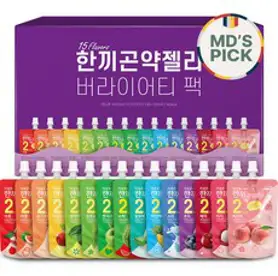 더존건강 한끼 곤약젤리 버라이어티 팩 150ml x 15종 x 2p 세트, 4500ml, 1개