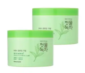 과일나라 첫물녹차 프레시 클렌징 크림, 300g, 2개