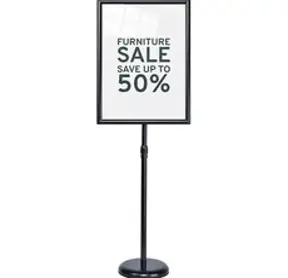 POP 스탠드 입간판 A3, 블랙, 1개