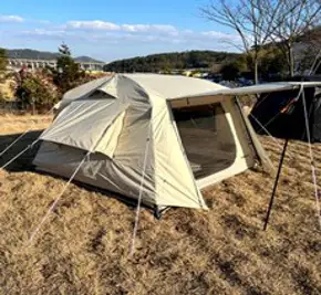 캠프밸리 남생이텐트 원터치 3인용텐트 오토프레임 인스턴트업 텐트 4가지색상, 블랙