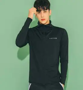 헤링본 남자 여자 래쉬가드 긴팔 수영복 오버 루즈핏 스윔 비치웨어 빅사이즈 상의 RE325