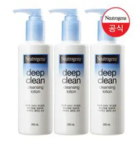 뉴트로지나 딥 클린 클렌징 로션, 200ml, 3개