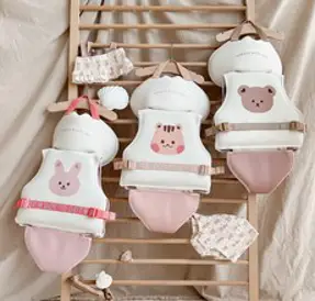 아가드x돗투돗 유아 구명 조끼 돌 아기 팬티 분리형 물놀이 용품, 돗바니