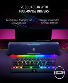 레이저 레비아탄 V2 사운드바 PC 닌텐도 스위치 스마트폰 블루투스 5.0, 레비아탄V2