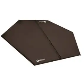 육각 캠핑 자충 에어 매트 발포 캠핑돗자리 대형, 카카오브라운