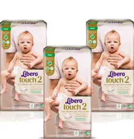 리베로 터치 기저귀 유아용 소형 2단계(3~6kg), 186매