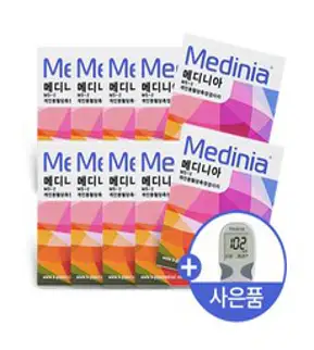메디니아 혈당시험지 50매 10개, 단품