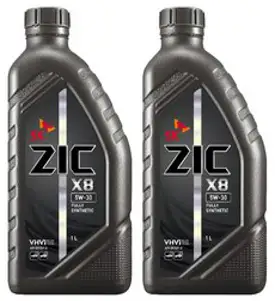 SK엔무브 지크 X8 엔진오일, 2개, 5w-30, 1L
