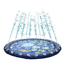 아동용 물놀이 분수매트 중형 HO-K33, 네이비, 1개