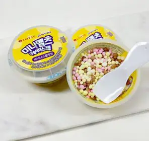 미니멜츠 바나나 스플릿 구슬 아이스크림 15개 세트 옛날 아이스크림, 50g