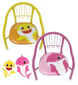 피노키오 핑크퐁 아기상어 삑삑이 의자, 아기상어_노랑