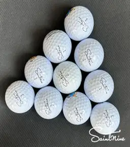 로스트볼 세인트나인 중고 골프공 모음, A+ 화이트 10구, 1개, 10개입