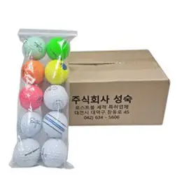 세인트나인 골프 로스트볼 A+, 혼합색상, 30개