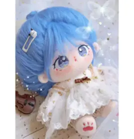 무속성솜인형솜20cm몸체, 해골 없는 20CM, 인형 + 헤어 스타일