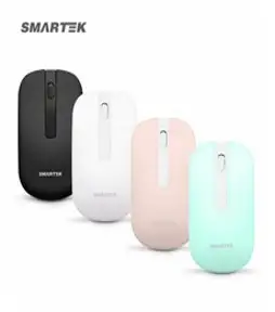 스마텍 무선마우스 무소음 손편한마우스 STM-2000, STM-2000 화이트