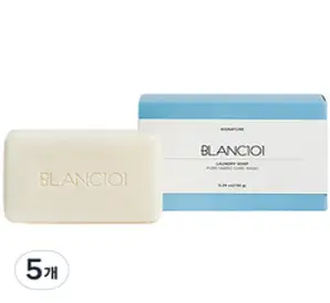 블랑101 유아 세탁비누 시그니처 150g, 5개