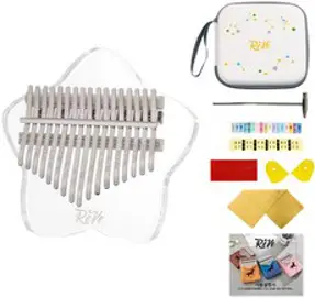 레브 별모양 투명 아크릴 17음계 칼림바 RK-STAR