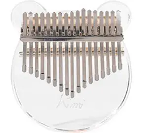 키미 아크릴 어쿠스틱 플레이트 17음계 칼림바 투명 곰돌이 20W1231, KIMI 투명 곰돌이