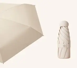 로지 초경량 미니 암막 3단 우산 양산 +케이스