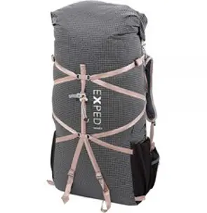 엑스패드 남성용 라이트닝 60팩 백패킹 하이킹 등산 백팩 배낭 가방, 60L, Black