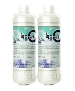 더블유지테크 녹물제로 일반 샤워기용 알뜰형, 2개