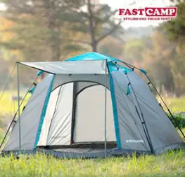 패스트캠프 원터치 오토4 클래식 하이엔드 자동 텐트, 틸블루