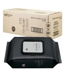 올곧은 프리미엄 유아물티슈 캡형, 70매, 10개