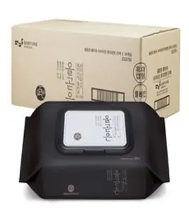 올곧은 프리미엄 유아물티슈 휴대캡형, 20매, 36팩