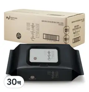 올곧은 프리미엄 엠보싱 유아물티슈 캡형, 70매, 30개