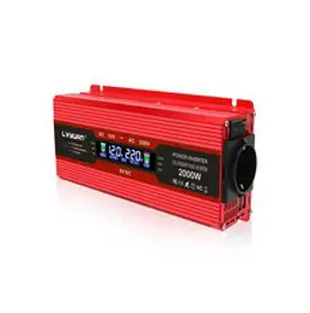 인버터 순수정현파 차량용 4000W 60HZ LCD 12V-220V, 1개