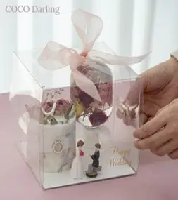 (DIY키트) 코코달링 부케캔들 하바리움 젤캔들홀더 만들기 2개 세트, 세트9. 말린부케캔들+하바리움(라지), 화이트피치향