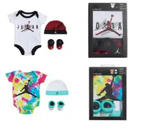 <NC순천플레이키즈프로>조던 베이비 선물용으로 좋은 조던 2 3바디 수트 세트”></figure>
<h2><span class=