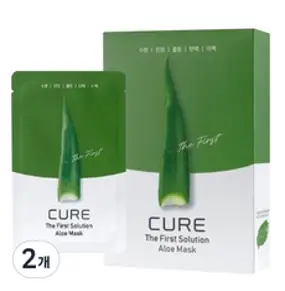 김정문알로에 라 센스 로에 큐어 더 퍼스트 솔루션 알로에 마스크팩 250ml, 10개입, 2개