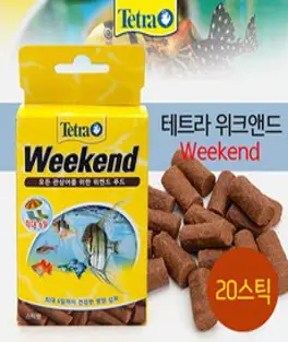 테트라 위켄드 여행시 급여용 관상어 사료, 18g, 1개