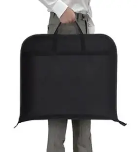 아모란나 블랙 심플 가먼트백 양복 유니폼 수트케이스, 1개, 1개