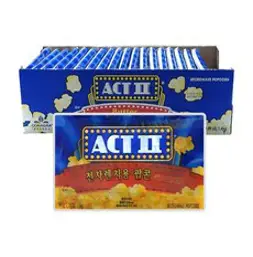 액트투 팝콘 버터맛, 78g, 18개