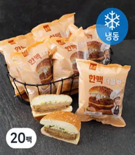 혼담은 더블버거 (냉동), 210g, 20팩